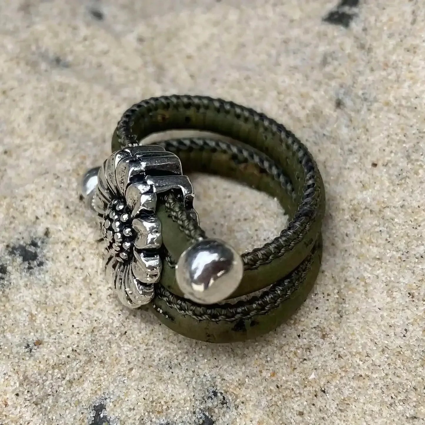 Cork Flower Ring - The Cork Shop