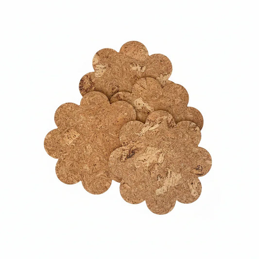 Cork Placemats - Daisy Flower Set of 4 - The Cork Shop