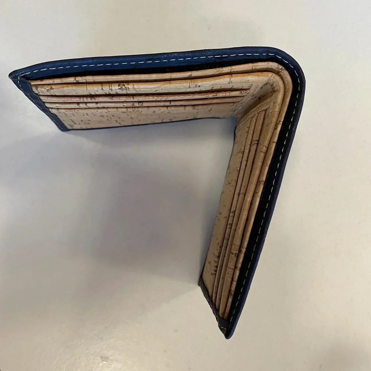 Men's Cork Wallet - Ross | Lightweight Vegan Leather Bifold - The Cork Shop