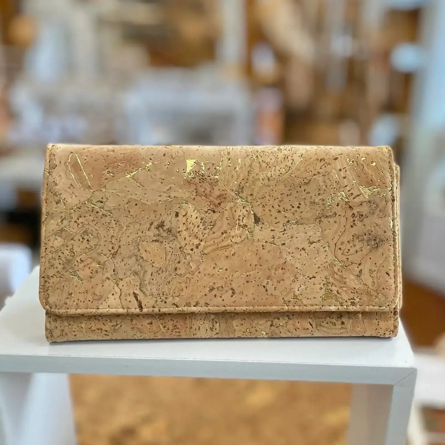 Wallet with Gold, Silver or Natural Cork - Ella