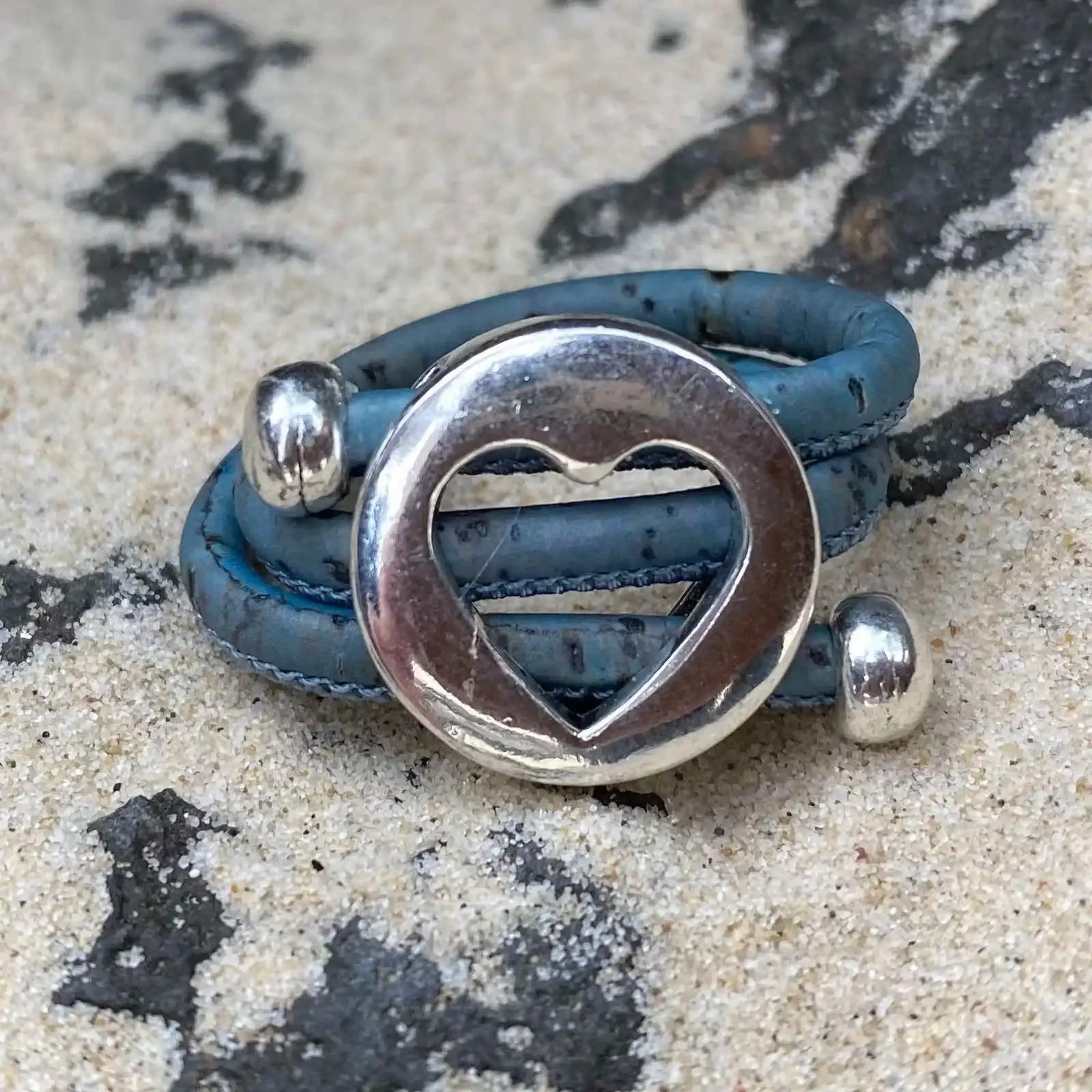 Cork Heart Ring