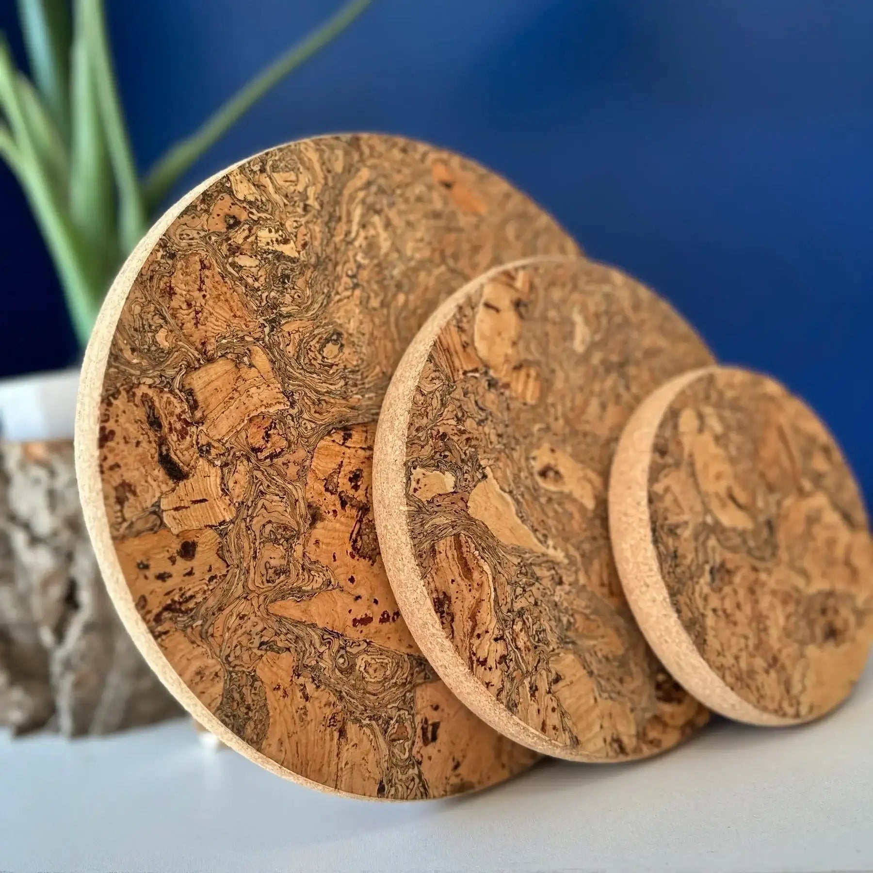 Unique Cork Round Trivet