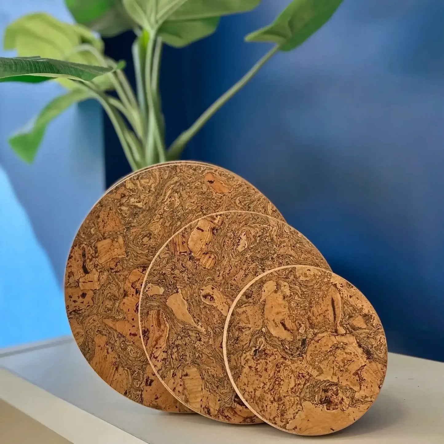 Unique Cork Round Trivet - Handcrafted in Portugal | 3 Sizes - The Cork Shop