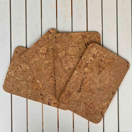 Cork Placemats -Rectangle Set of 4 or 6