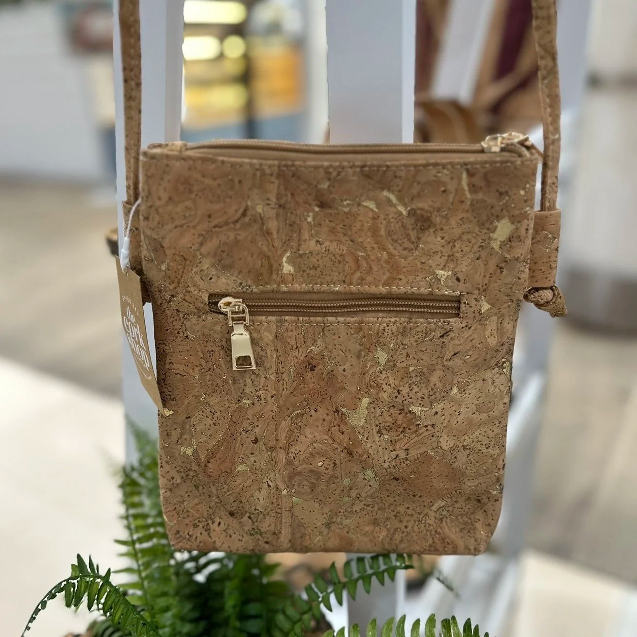 Cork and Gold Handbag Sasha