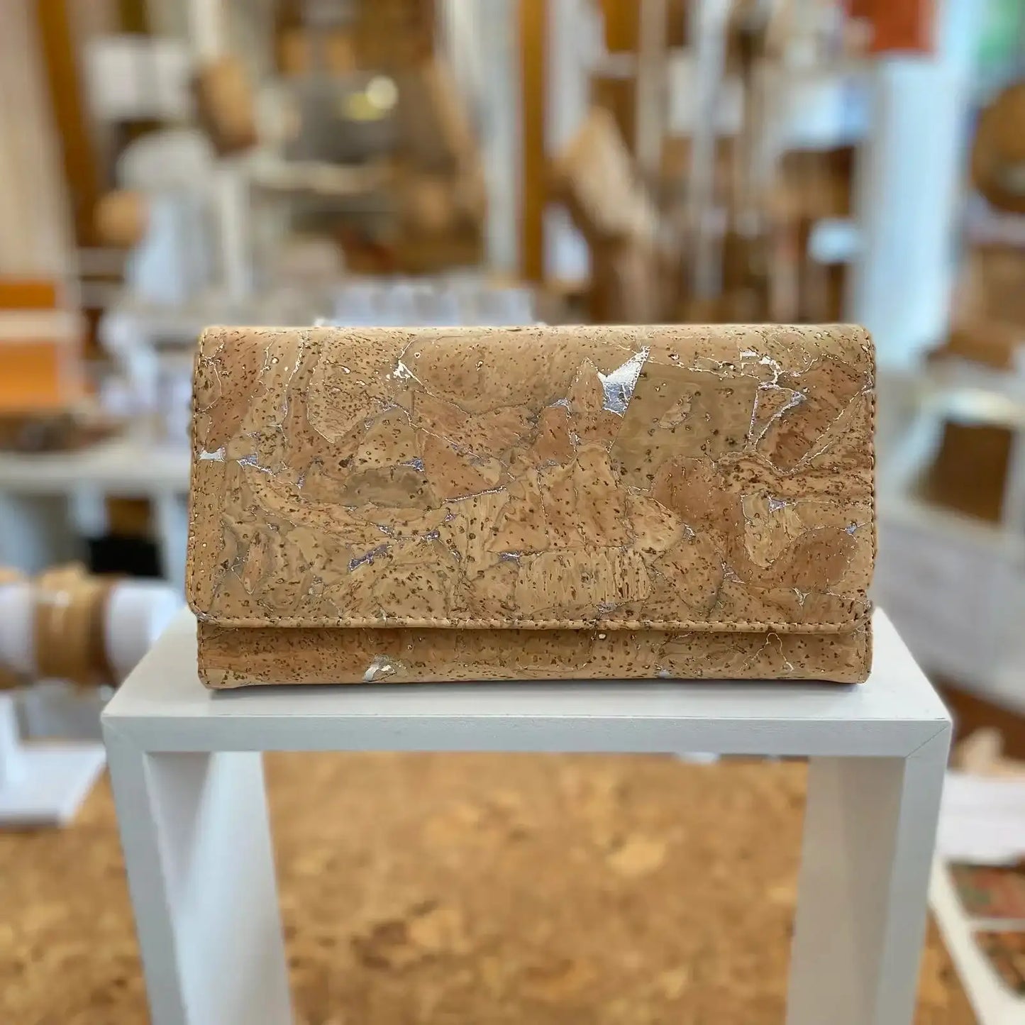 Wallet with Gold, Silver or Natural Cork - Ella