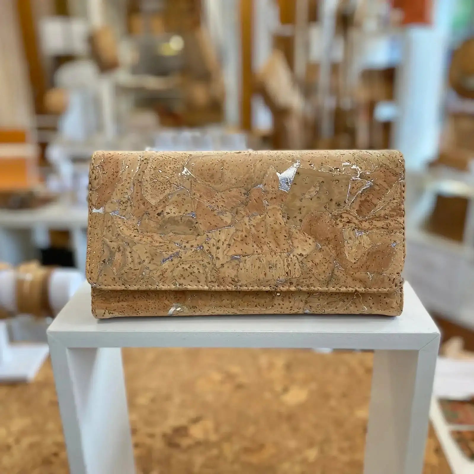 Wallet with Gold, Silver or Natural Cork - Ella