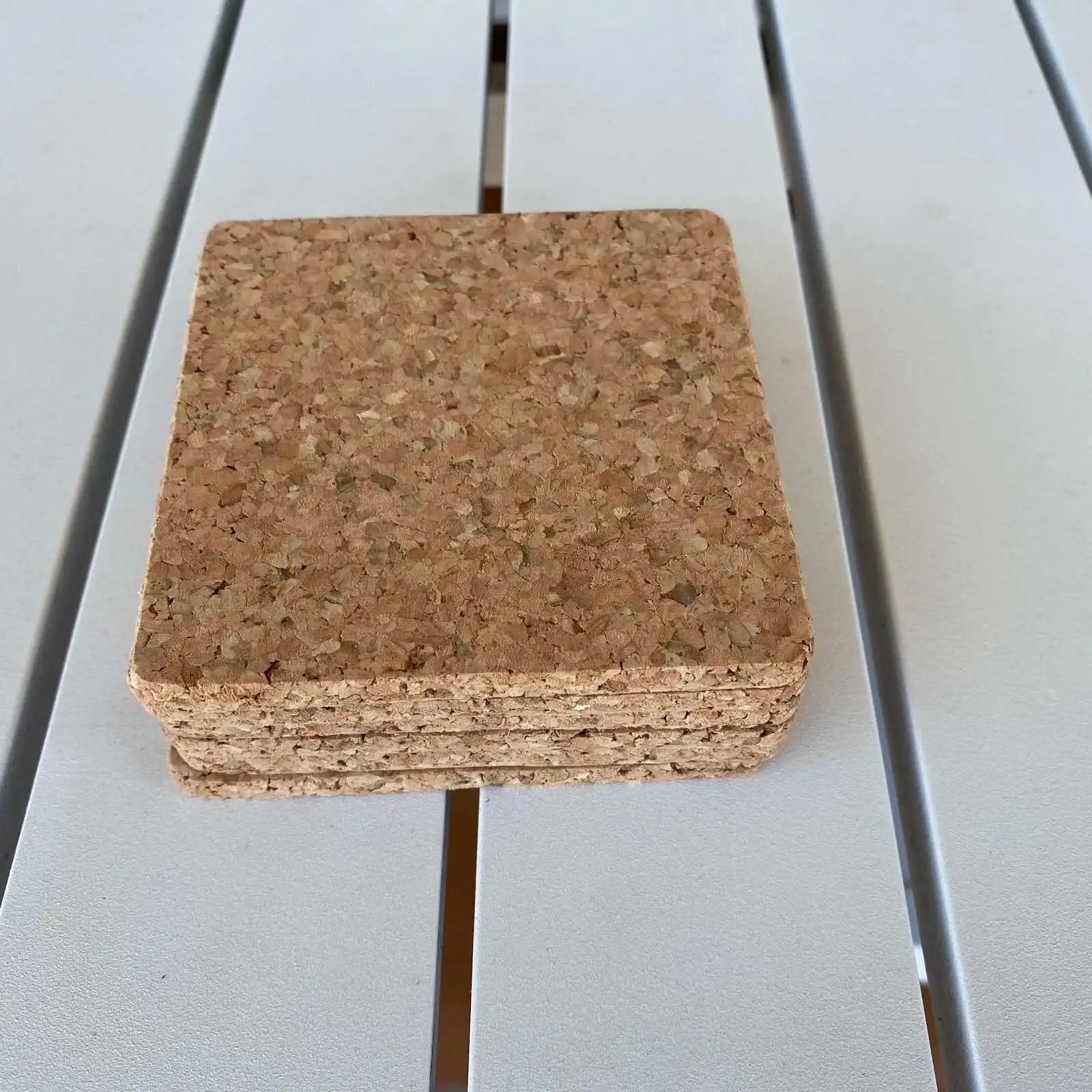 Natural Cork Coasters - Set of 6