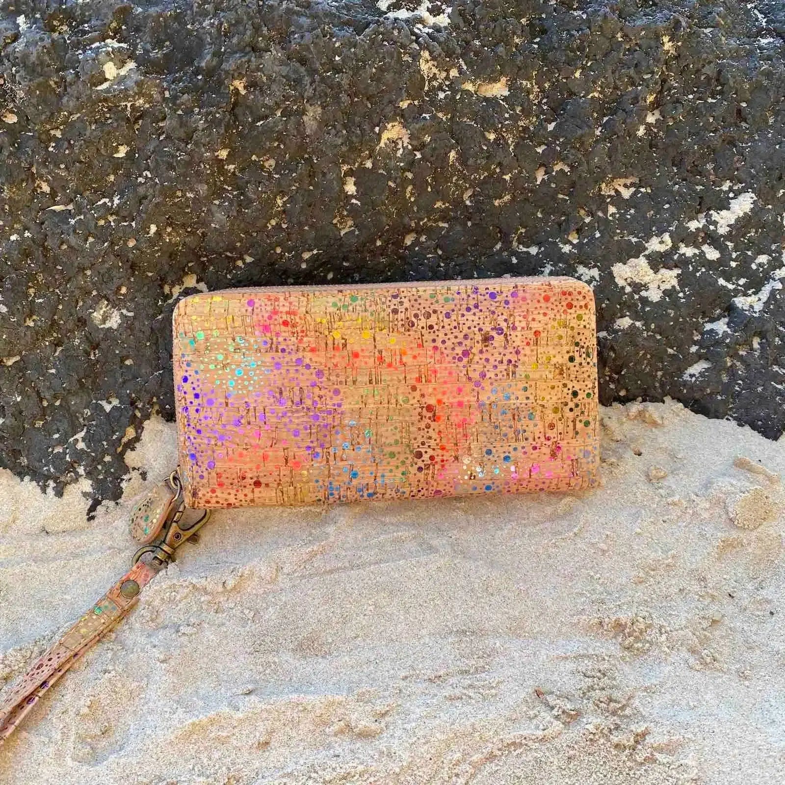 Colourful Cork Wallet - Amy