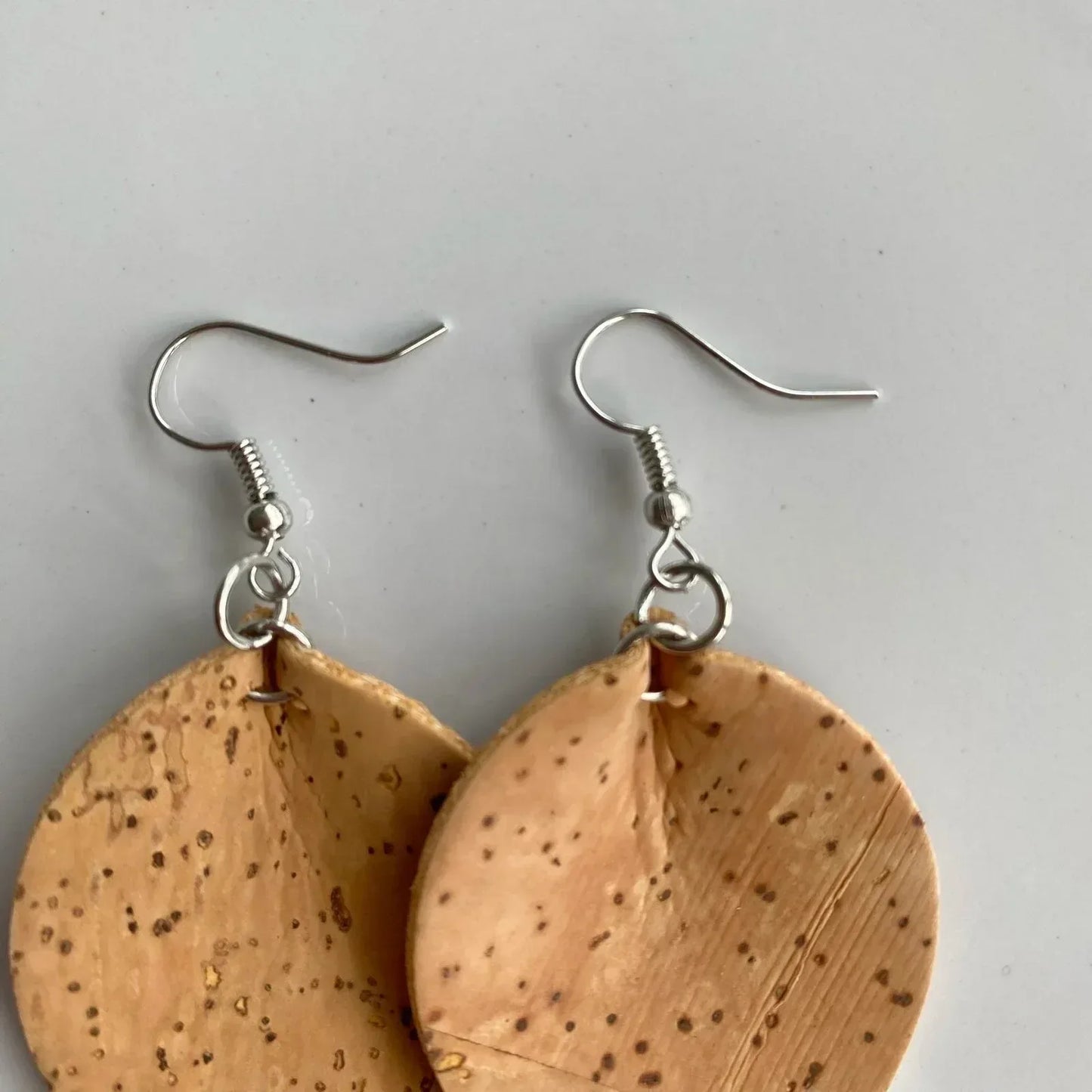 Natural Cork Earrings | Vegan - The Cork Shop