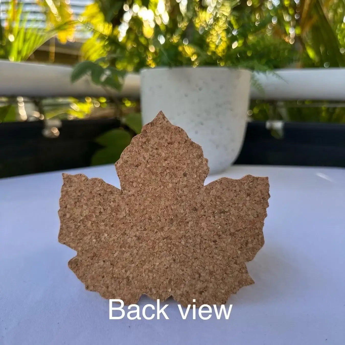 Maple Leaf Cork Coasters set of 6