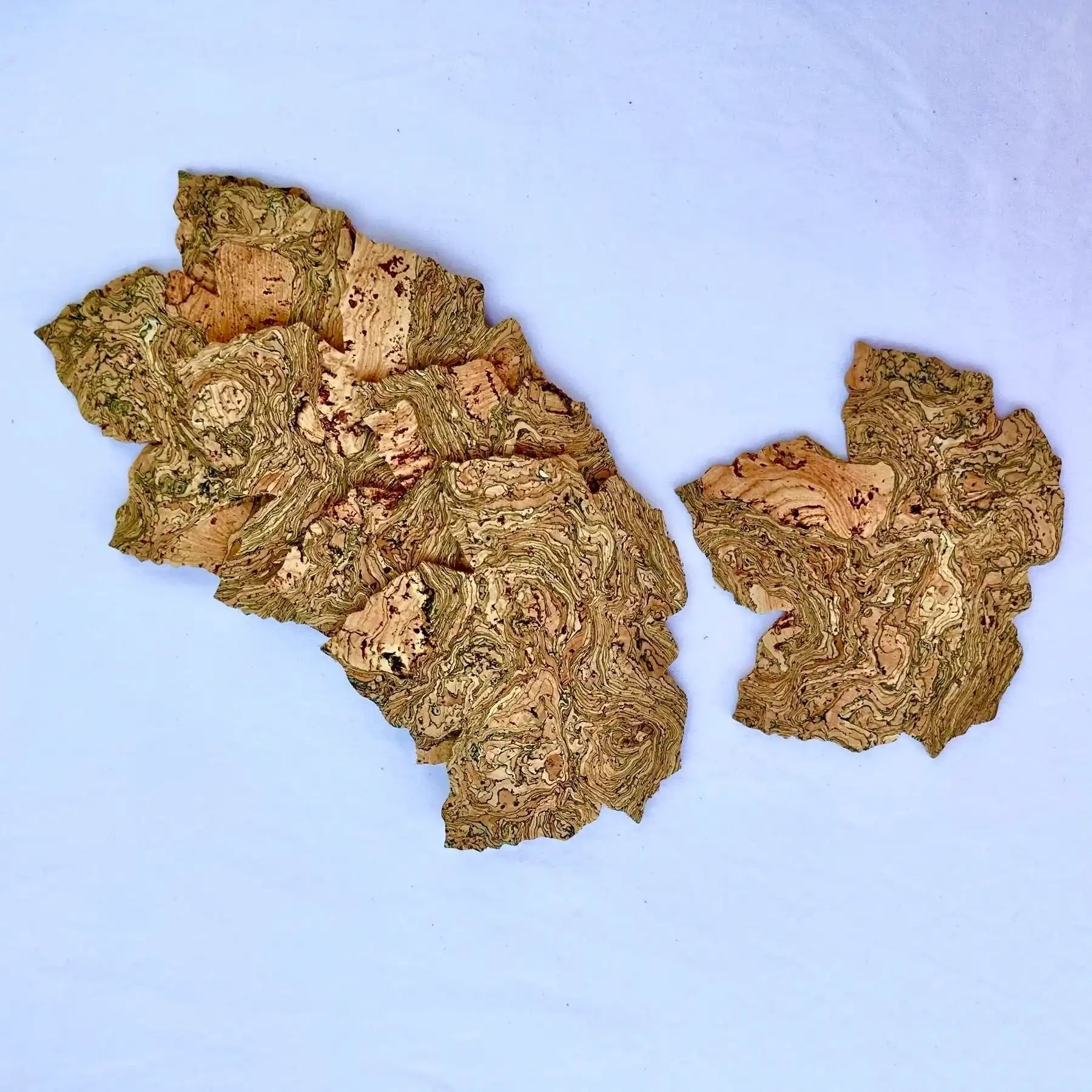 Maple Leaf Cork Coasters set of 6