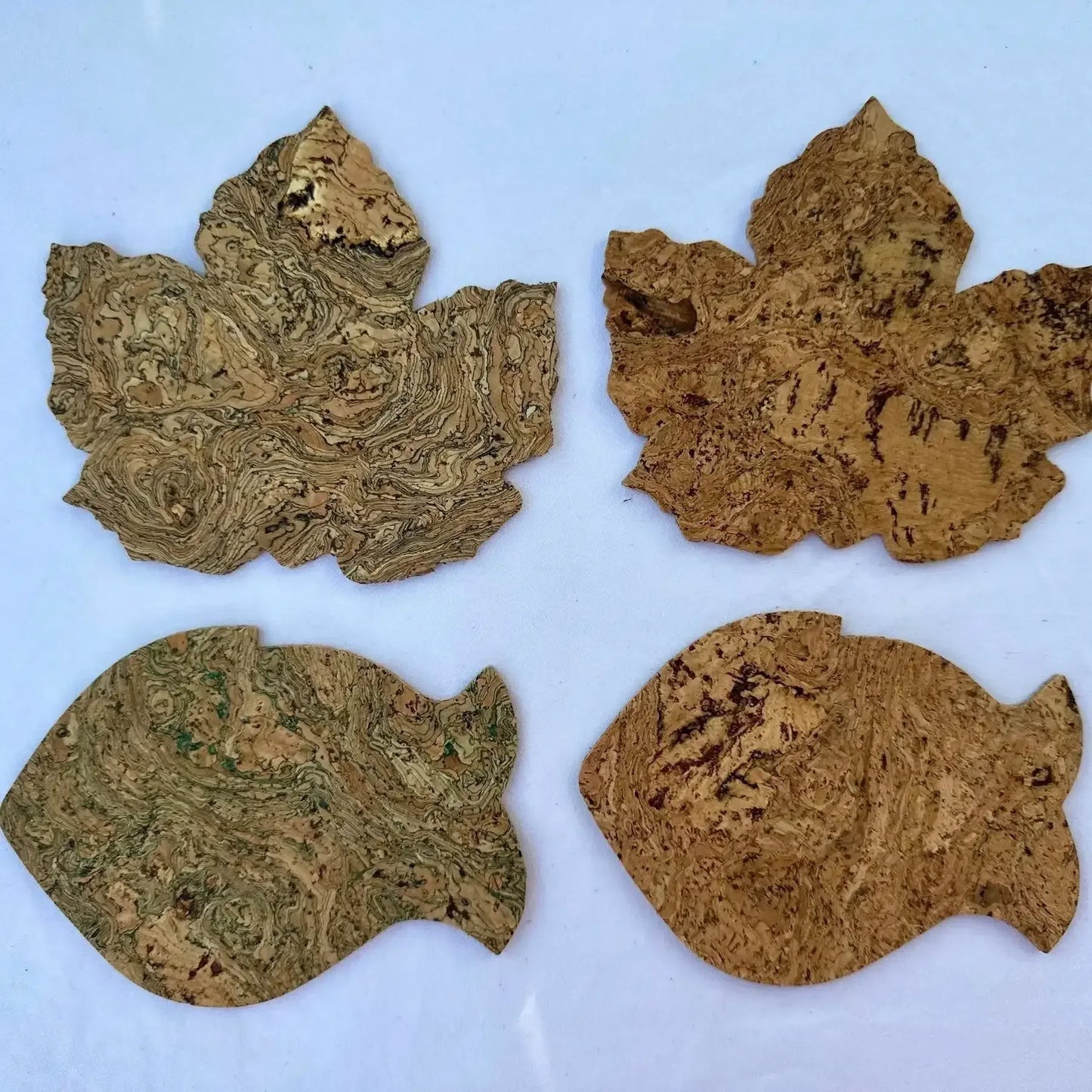 Fish Shaped Cork Coasters Set of 6 - The Cork Shop