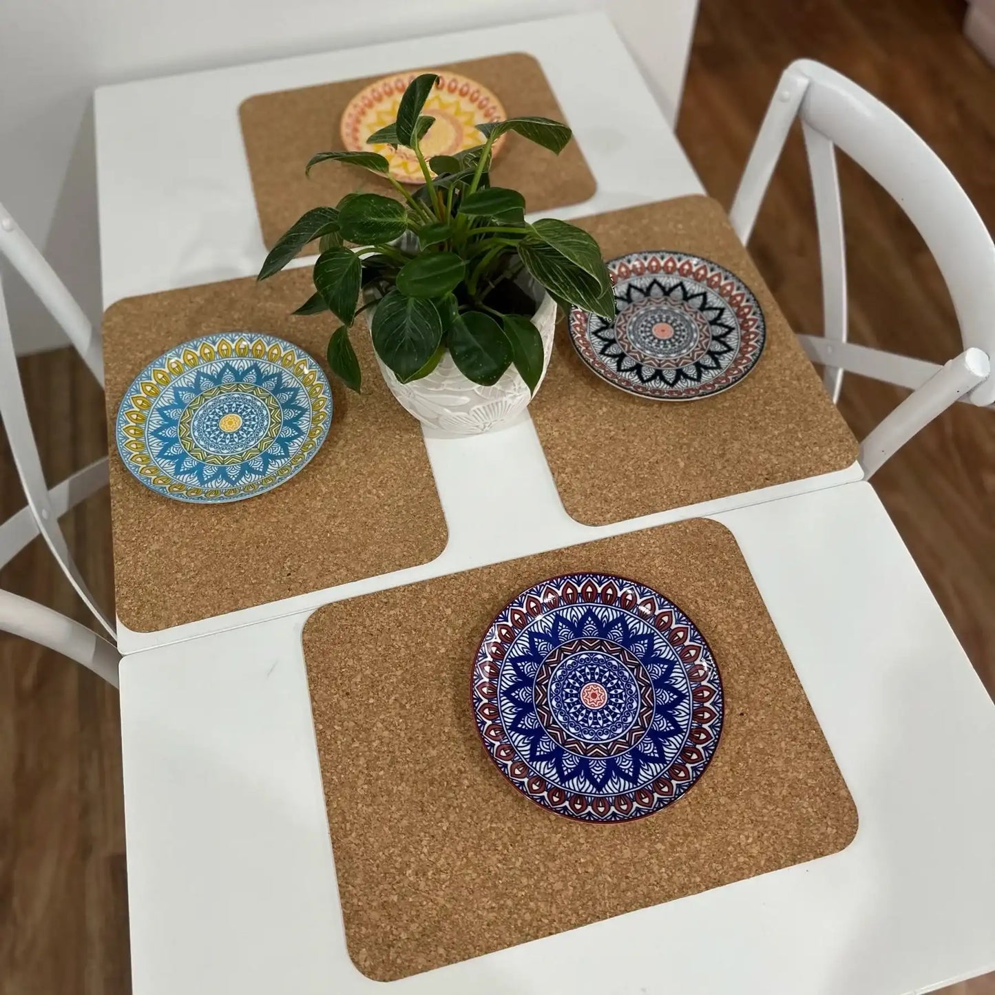 Natural Rectangle Cork Placemats set of 4