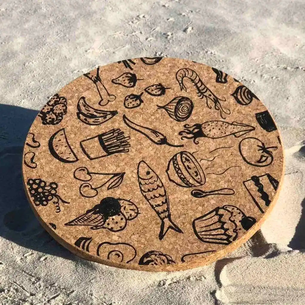 Round Cork Trivet