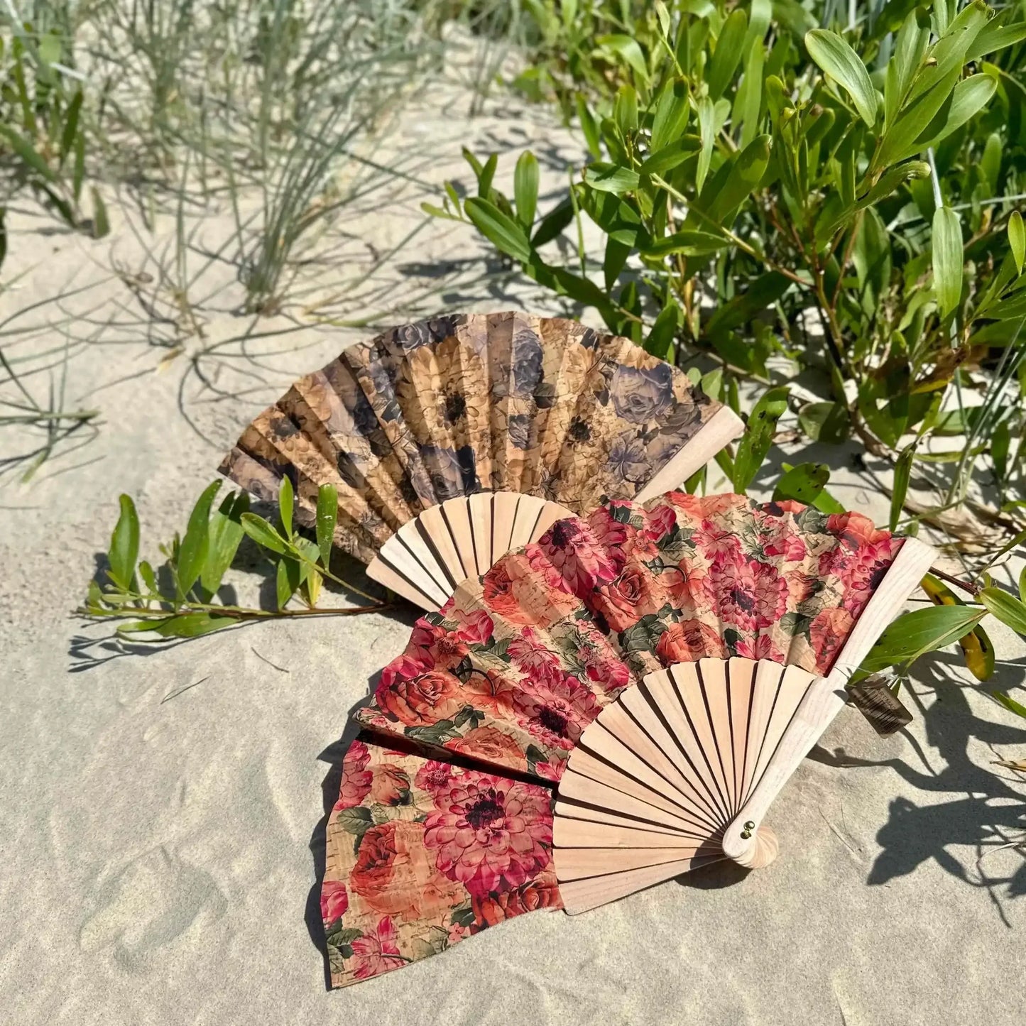 Foldable Cork Fans - The Cork Shop