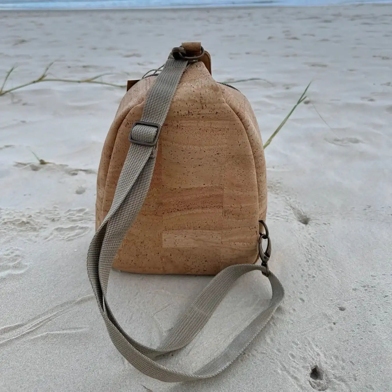 Luxury Cork Sling Backpack - Sandra