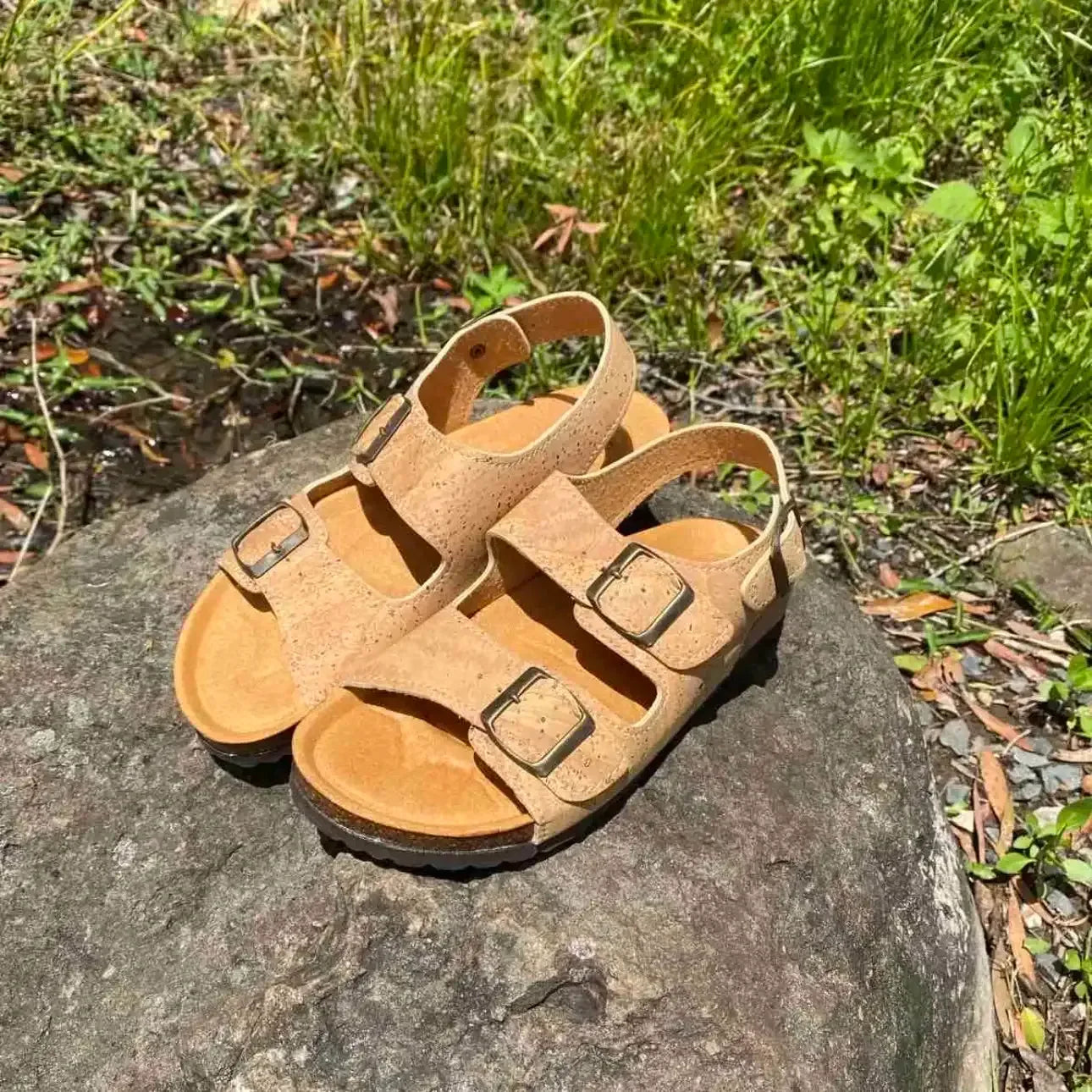 Back Strap Cork Sandals - The Cork Shop
