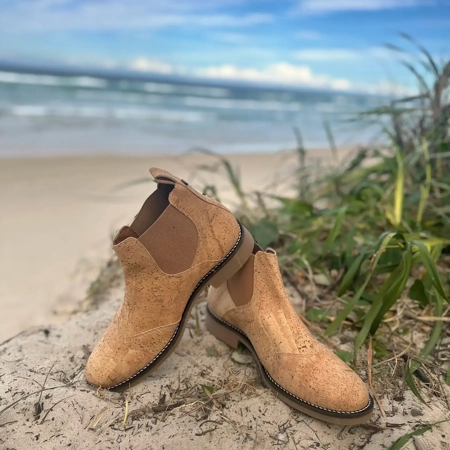 Mens Natural Cork Boots