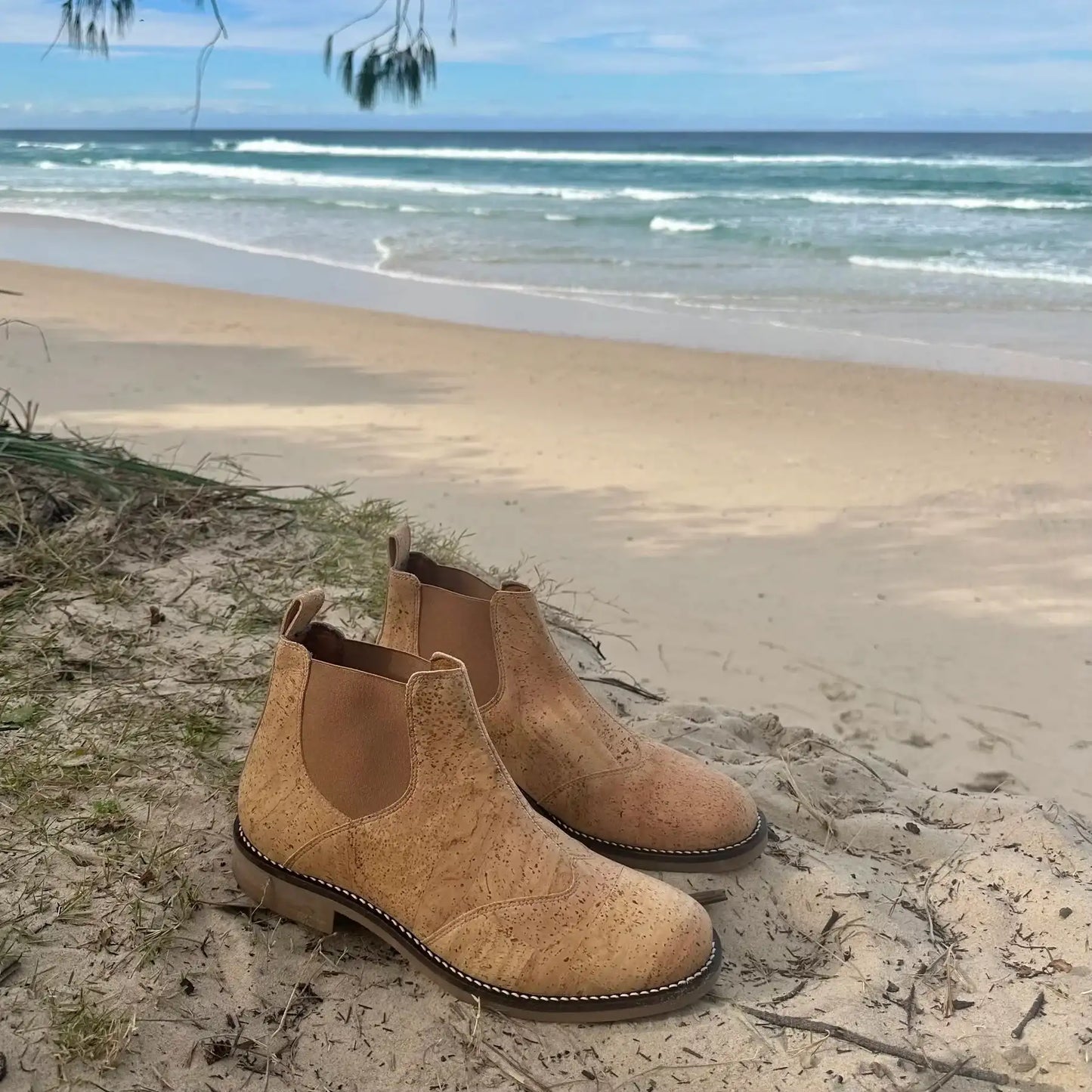 Mens Natural Cork Boots