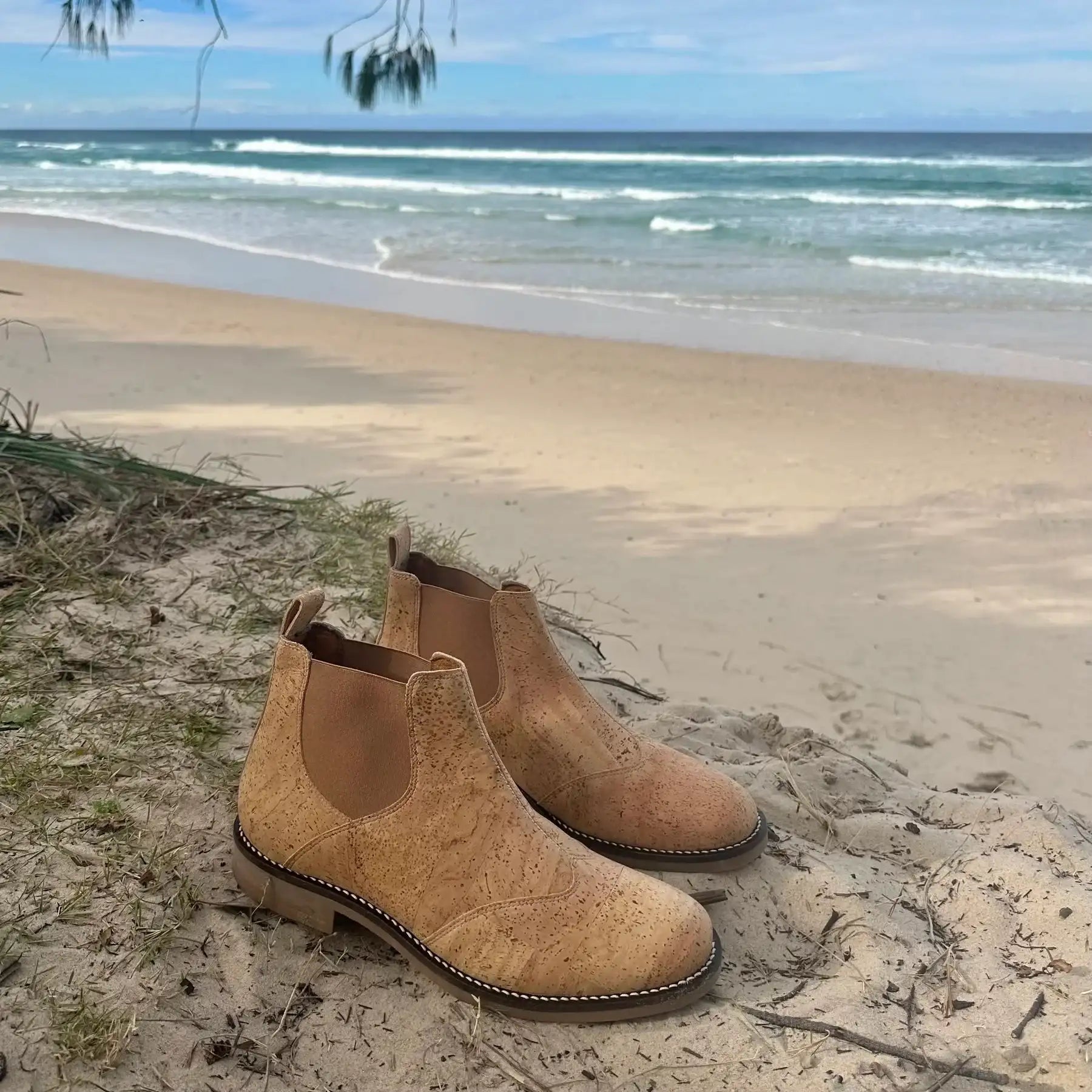Mens Natural Cork Boots