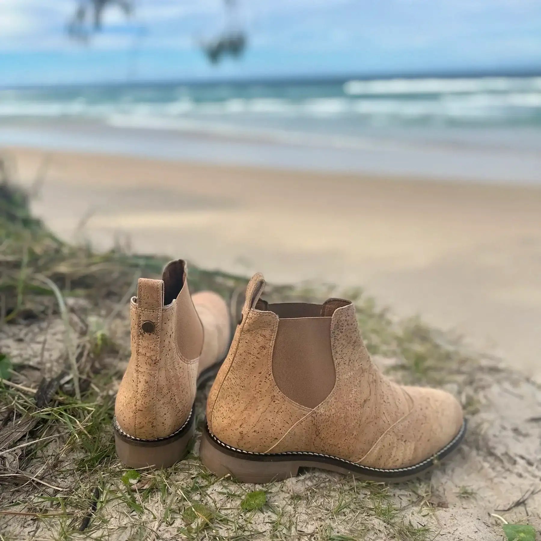 Mens Natural Cork Boots