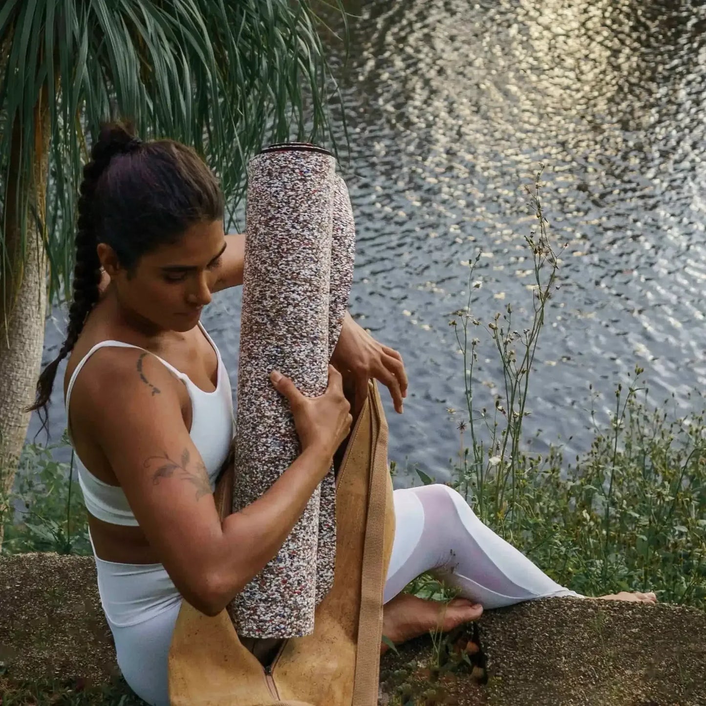Recycled Cork Yoga Mat - The Cork Shop