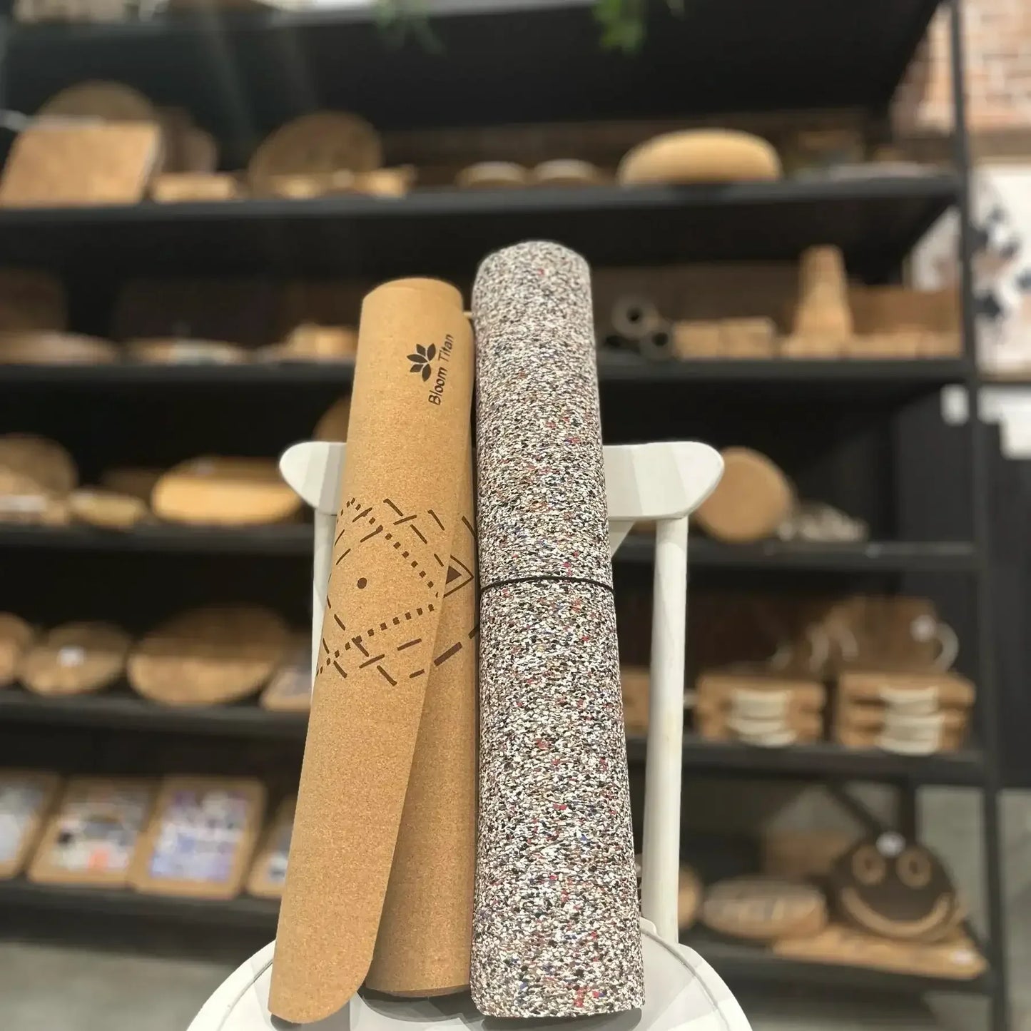 Designer Yoga Mat - The Cork Shop