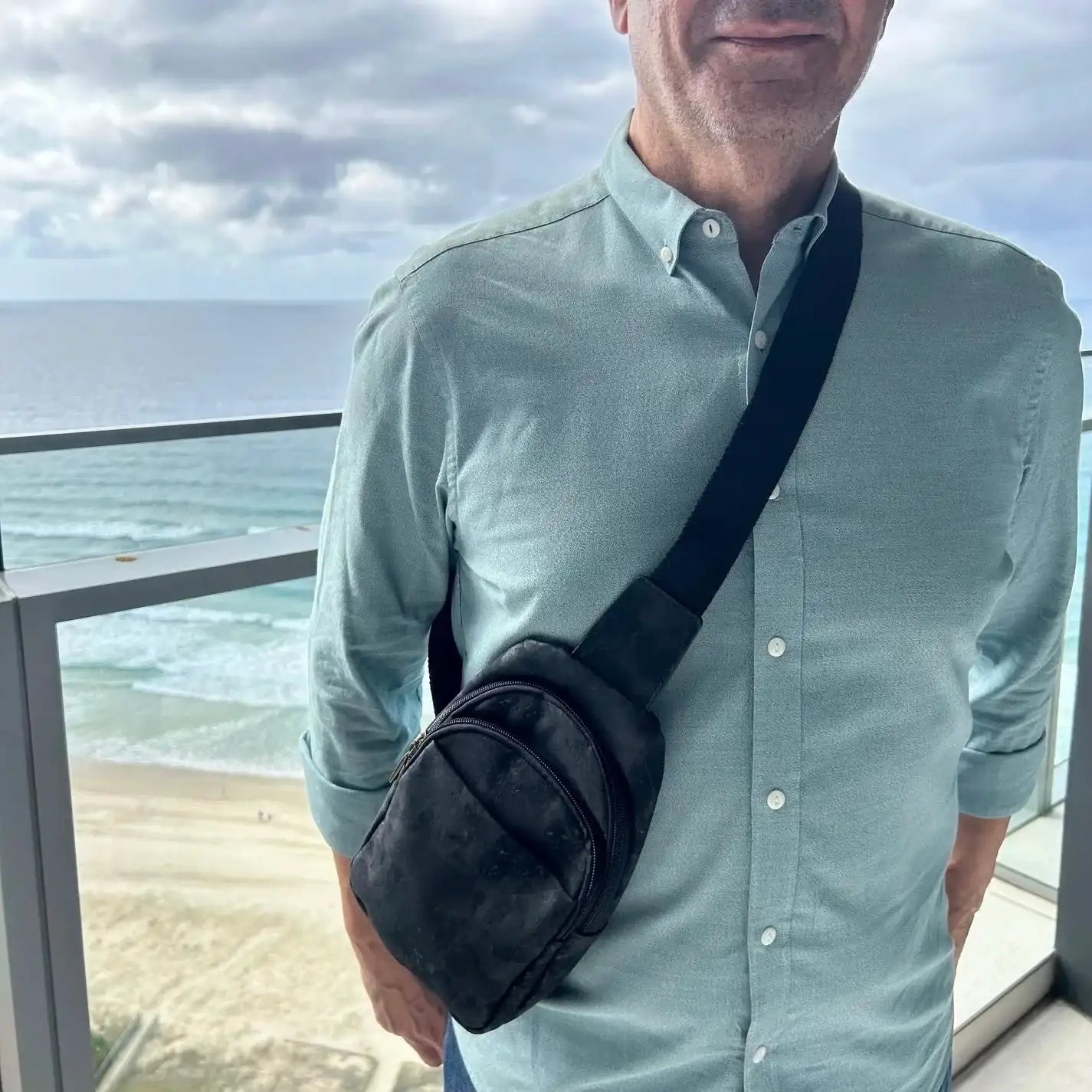 Best Seller~Cork Sling Bag - Miley