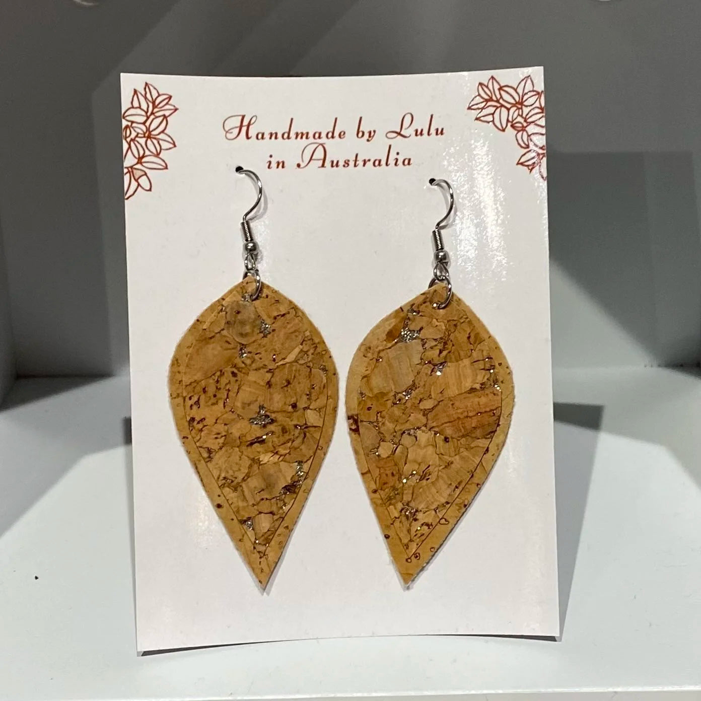 Handmade Cork Earrings