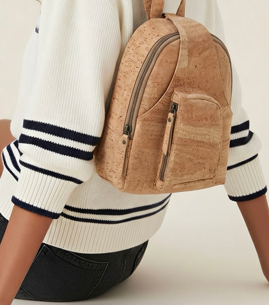 Sandra Luxury Cork Sling Backpack