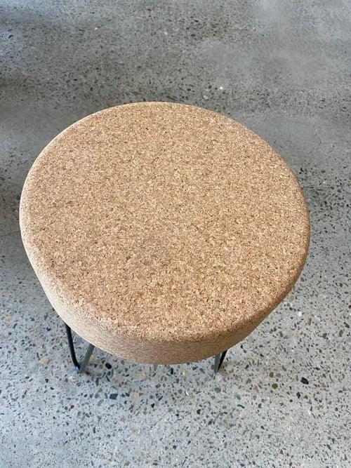 BRAGA- Cork and wrought iron Stool - The Cork Shop