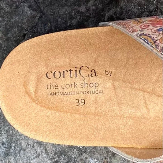 NEW~Floral Paisley-Loop Sandals