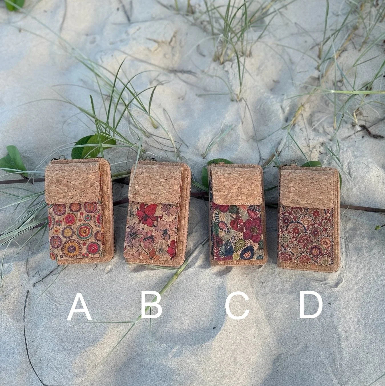 Cork Phone Bag - Kelly