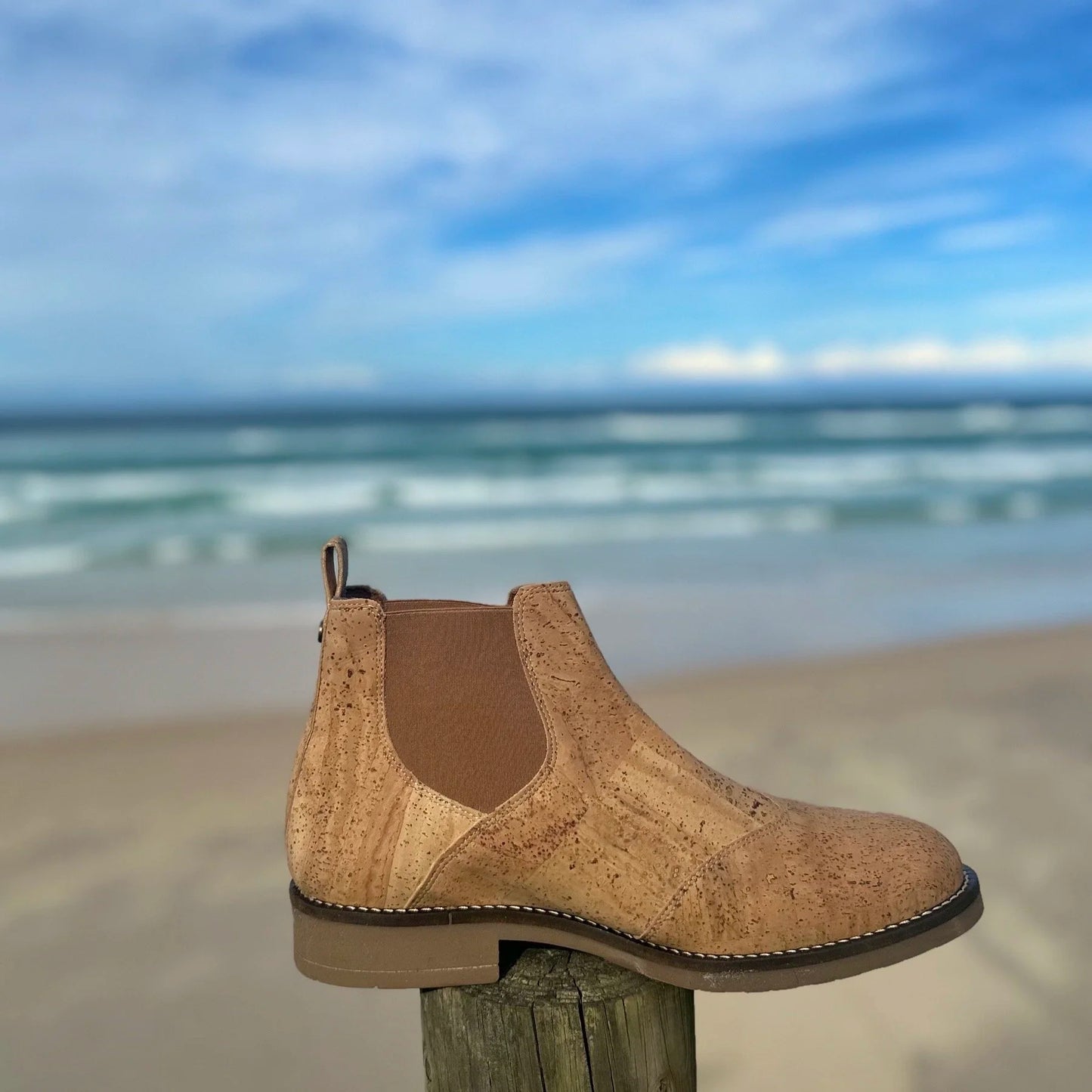 Mens Natural Cork Boots