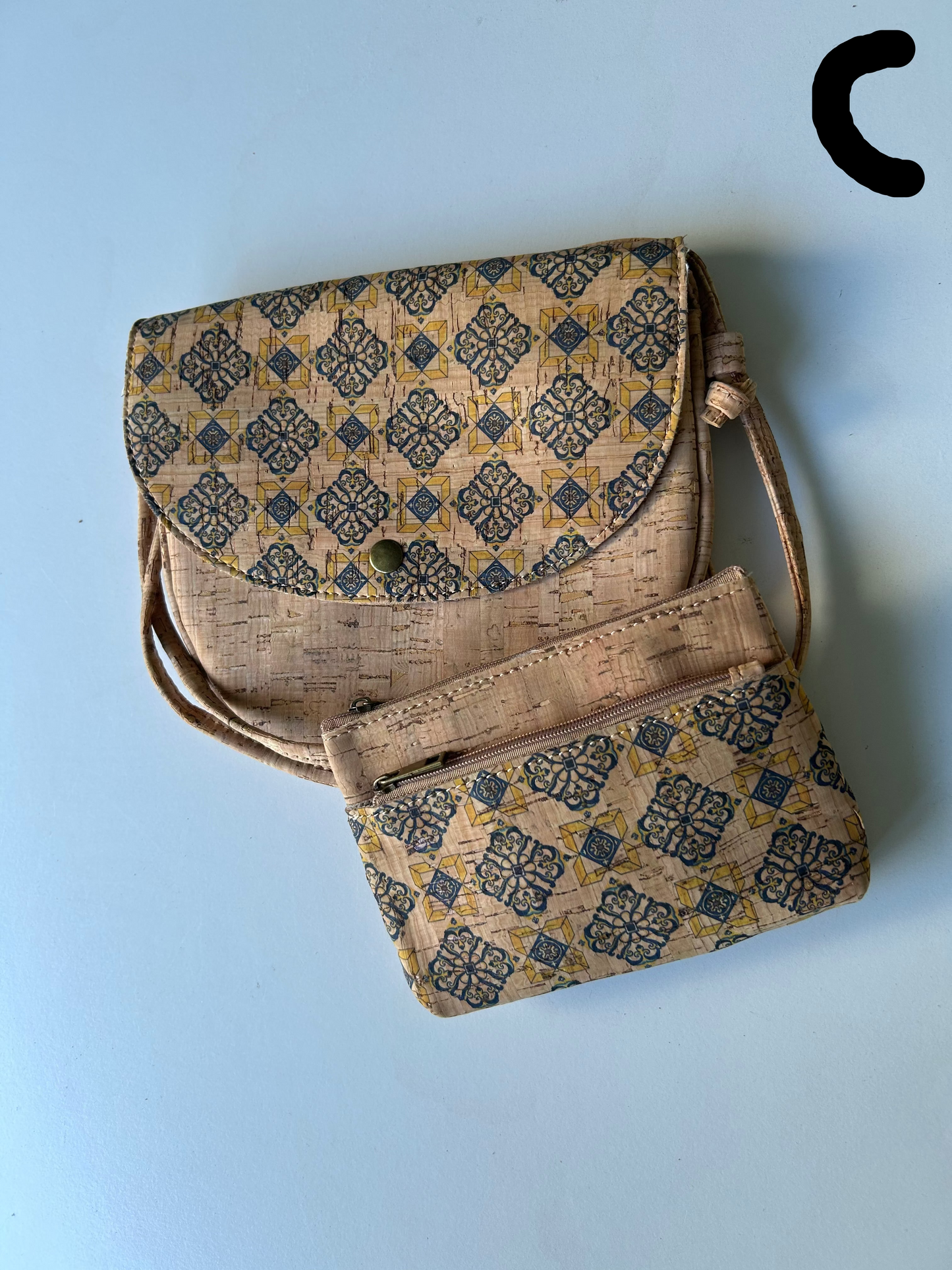 Christmas Gift Box Set - Cork Crossbody Bag & Purse