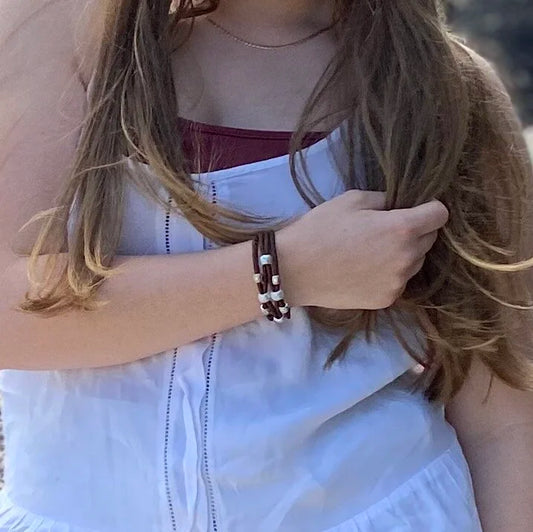 Colourful Cork Pearl Bracelet