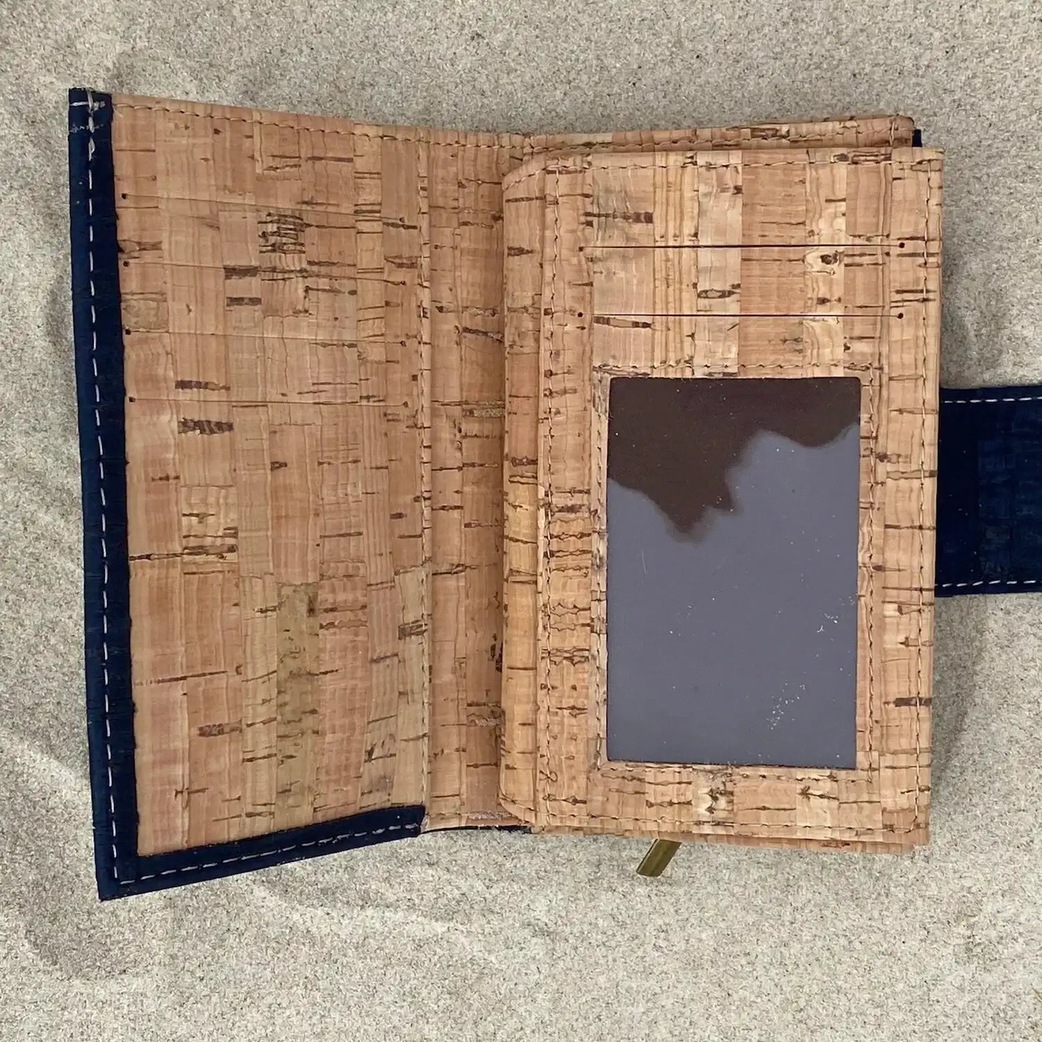 Natural Cork Wallet with Two ID Windows- Charli