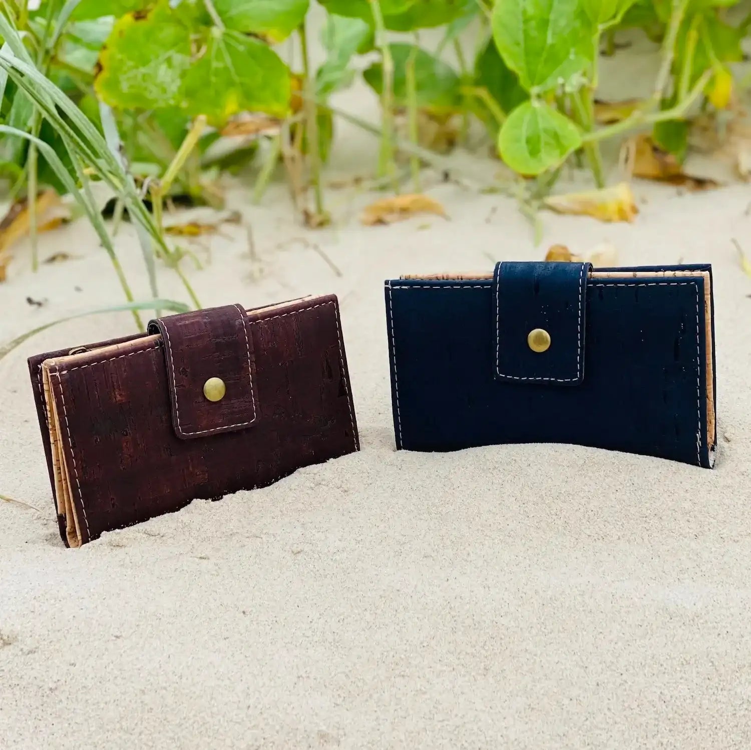 Natural Cork Wallet with Two ID Windows- Charli