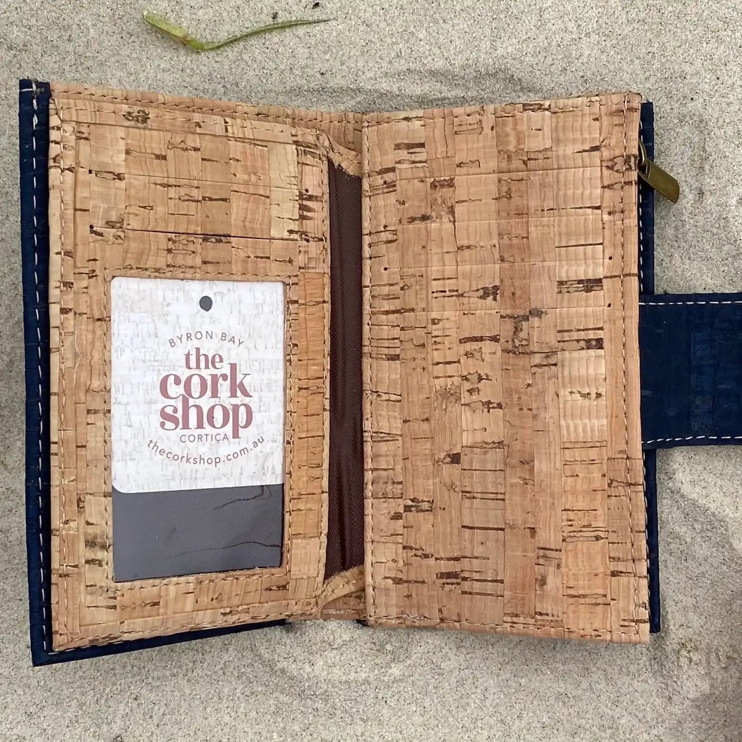 Natural Cork Wallet with Two ID Windows- Charli