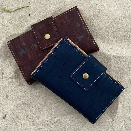 Natural Cork Wallet with Two ID Windows- Charli - The Cork Shop
