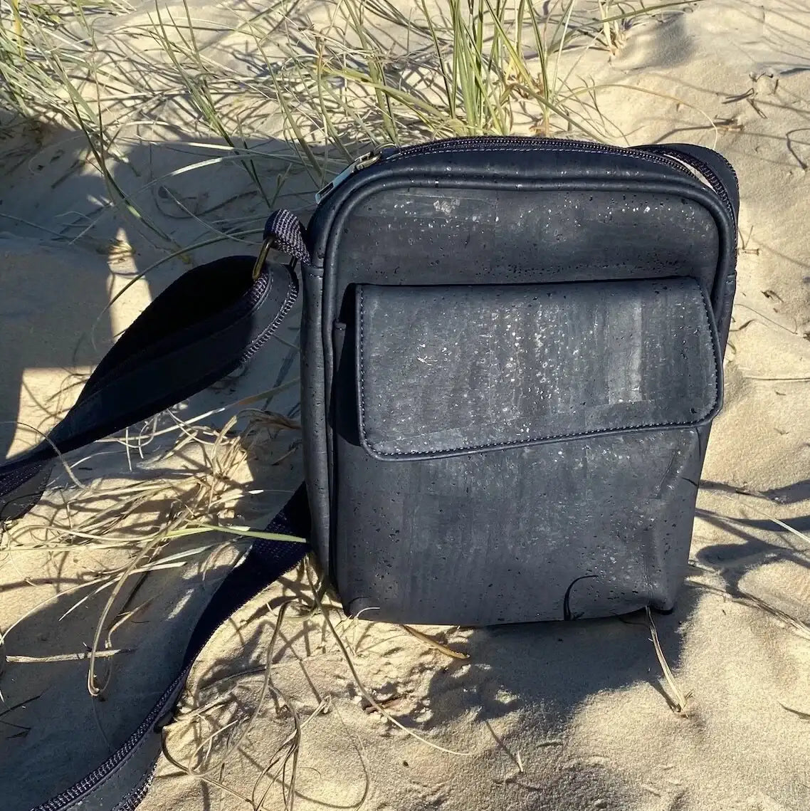 Cork Satchel Bag - Coco with Flap