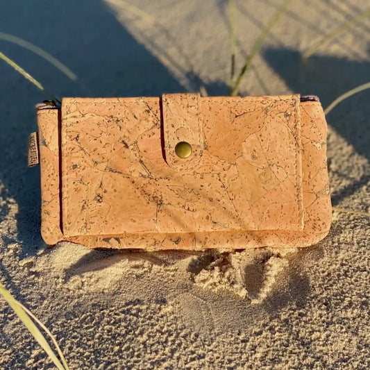 Cork Wallet with Gold or Silver - Jesse