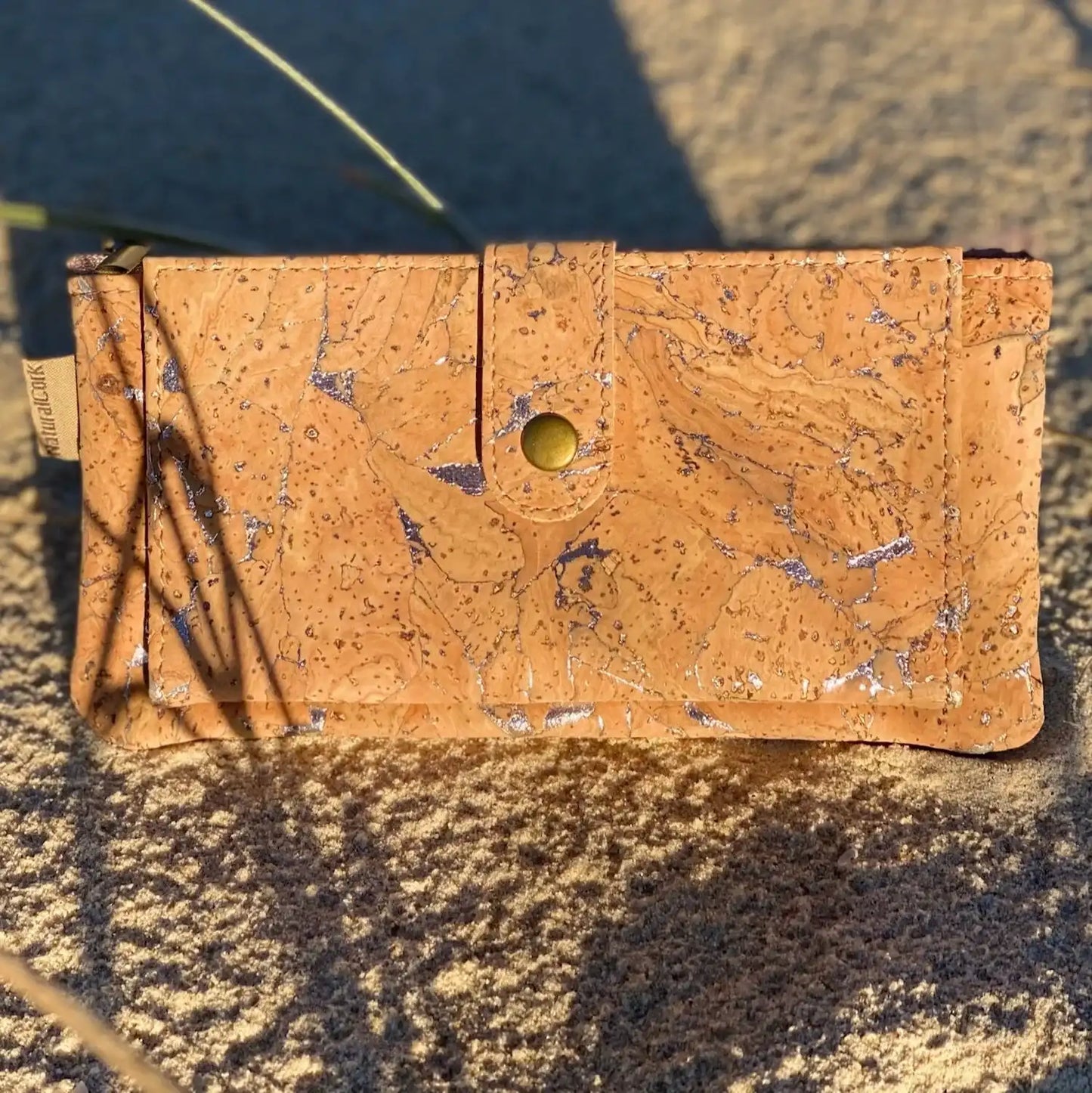 Cork Wallet with Gold or Silver - Jesse