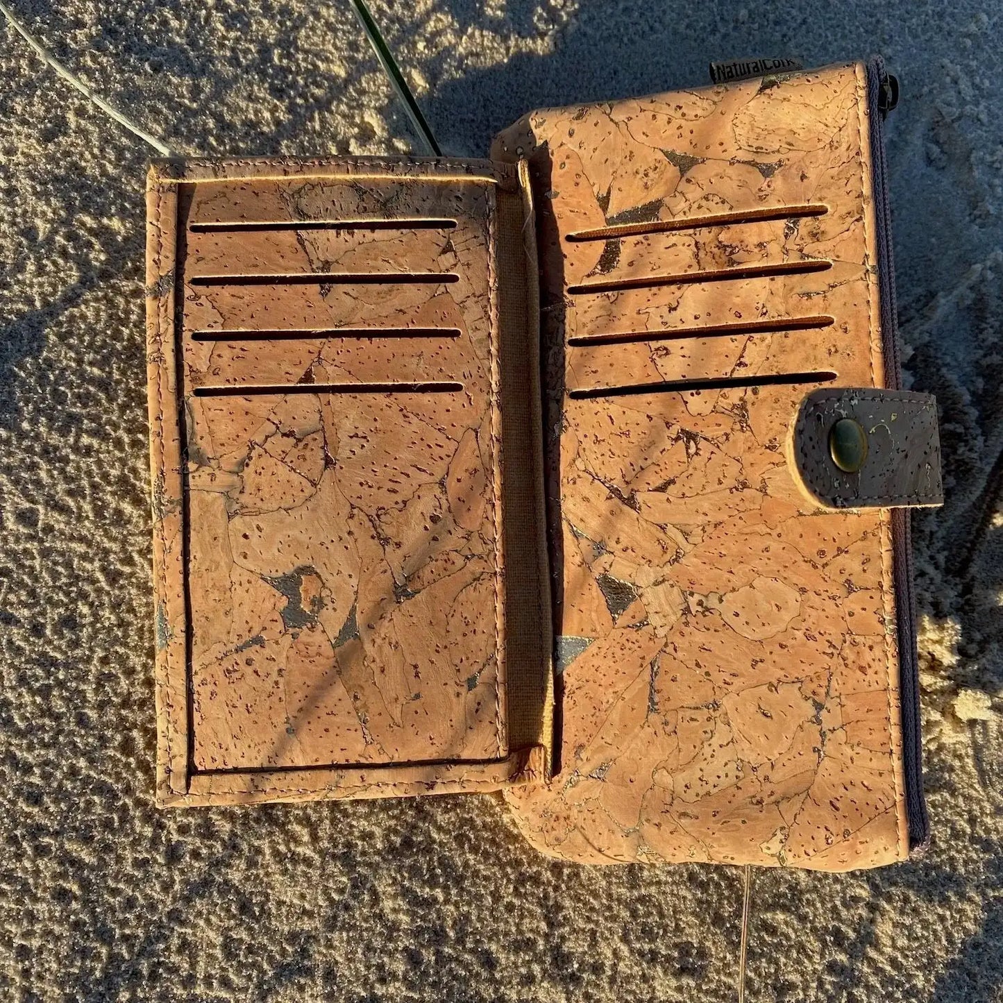 Cork Wallet with Gold or Silver - Jesse