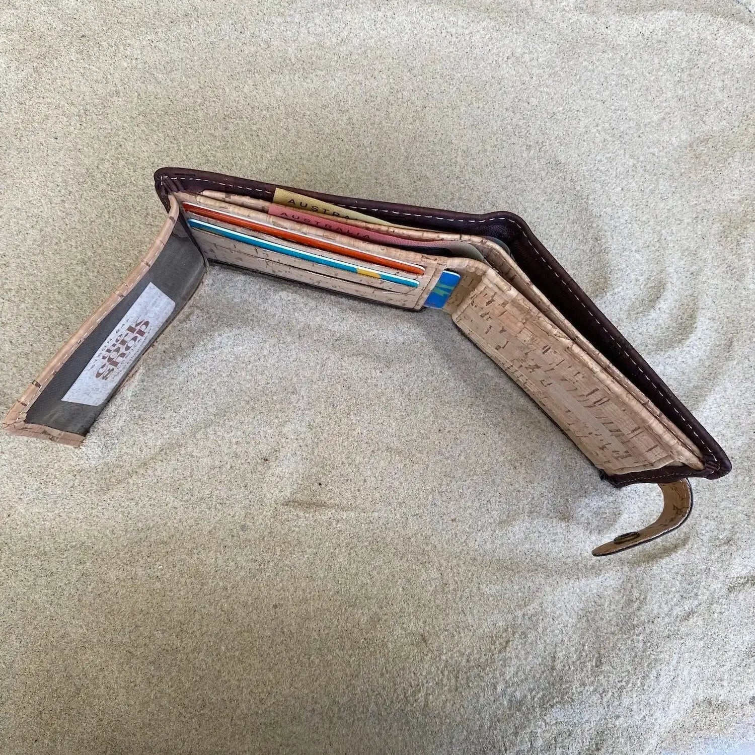 Mens Natural Cork Wallet - John