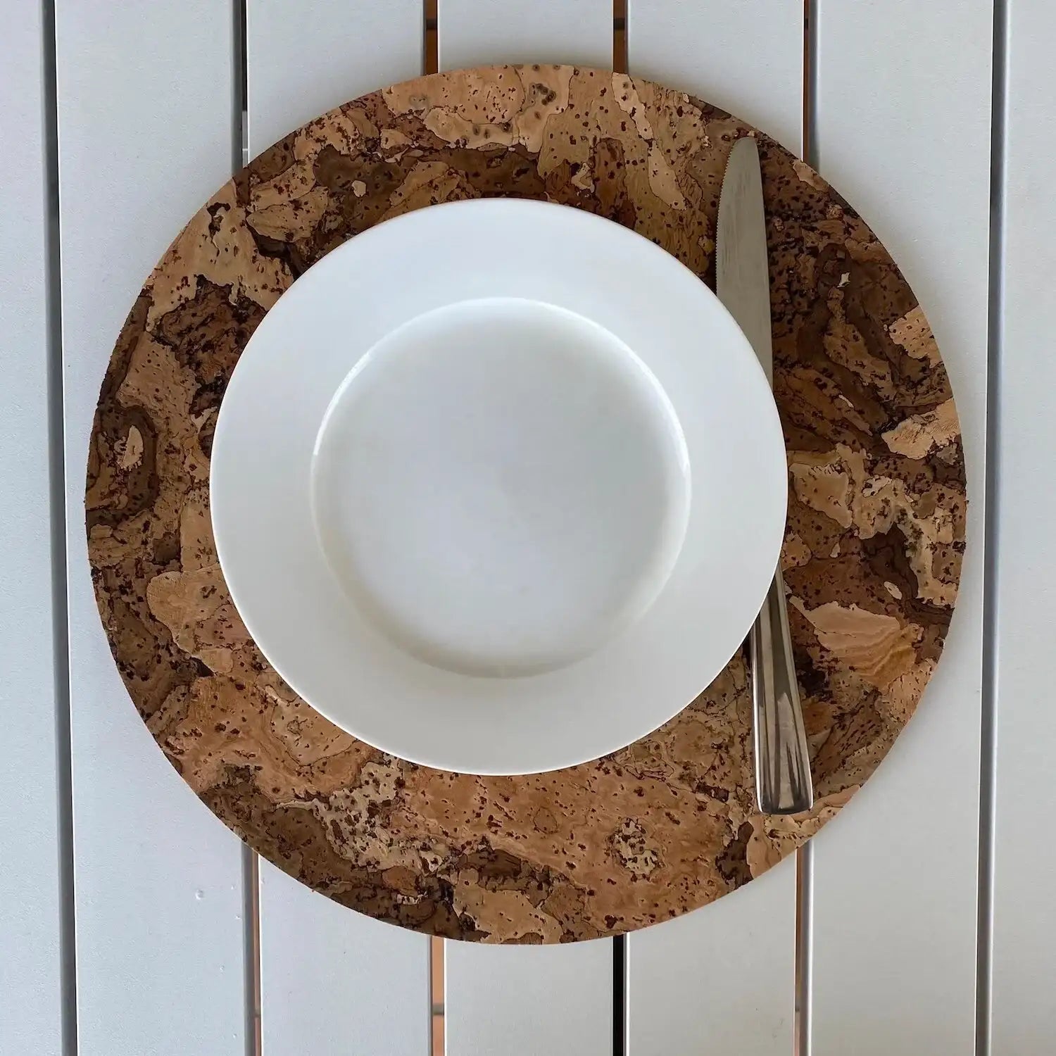 Natural Cork Placemat- Round