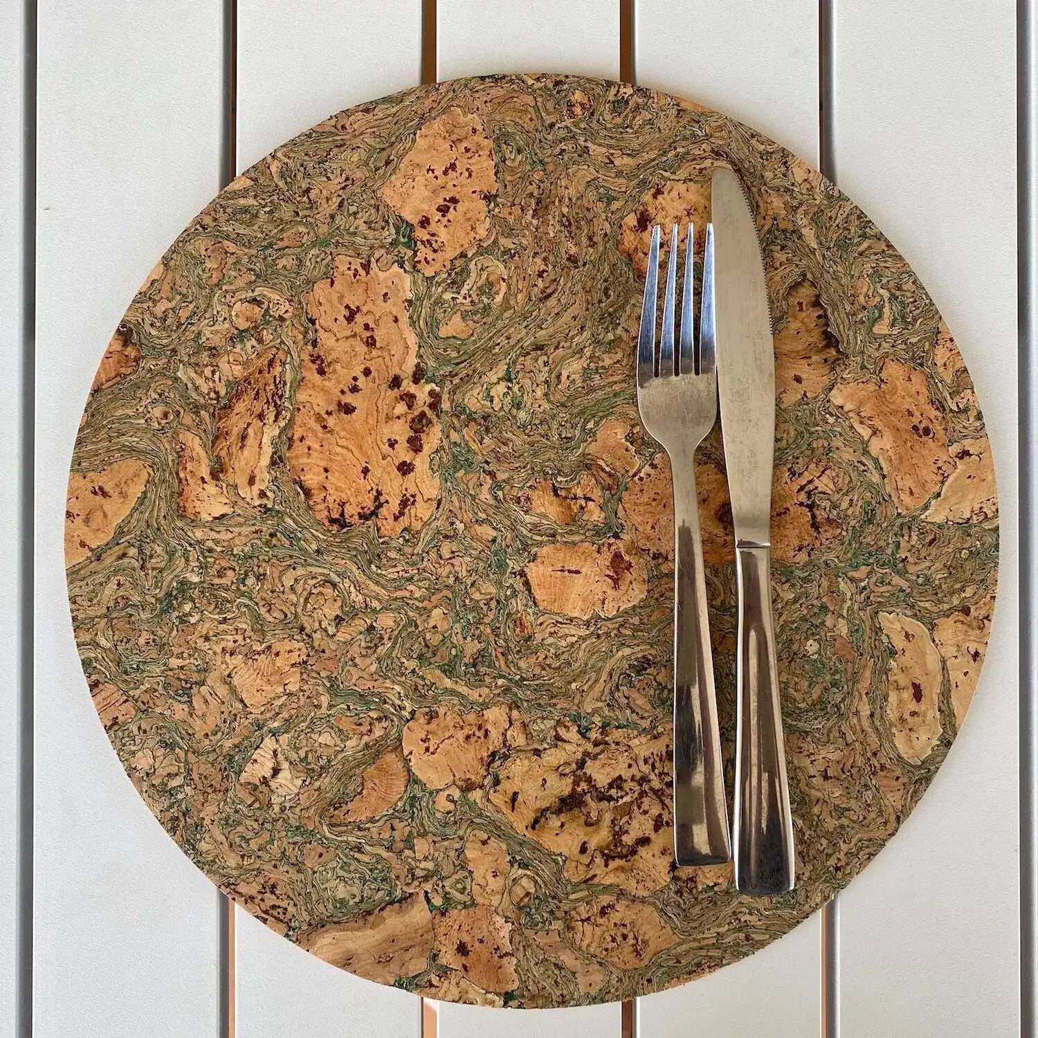 Natural Cork Placemat- Round