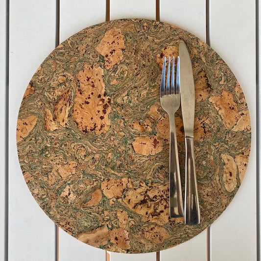 Natural Cork Placemat- Round