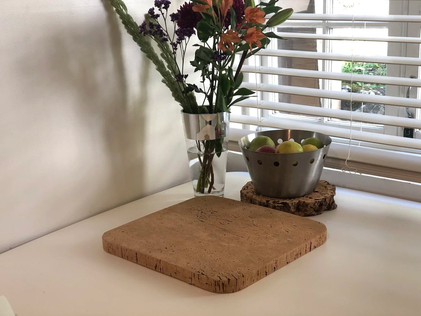 NEW~Unique Cork Platters